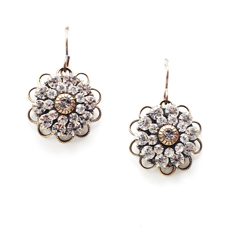 Floral Burst Love Drops Earrings