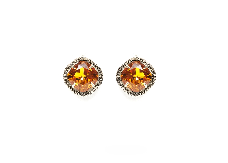 SV Couture Topaz Cocktail Earrings