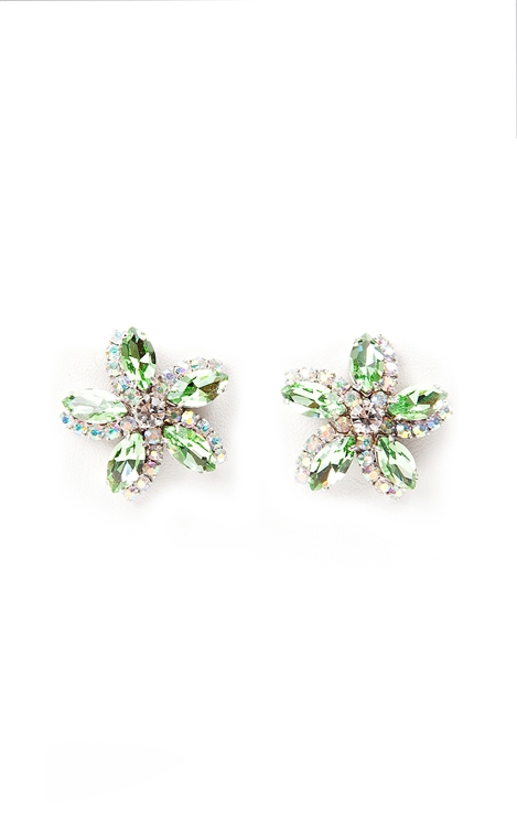 SV Couture Peridot Garden Earrings